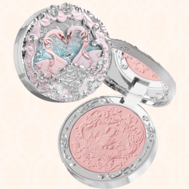 Румяна Flower Knows Swan Ballet Embossed Blush 02 Romanticism Happy