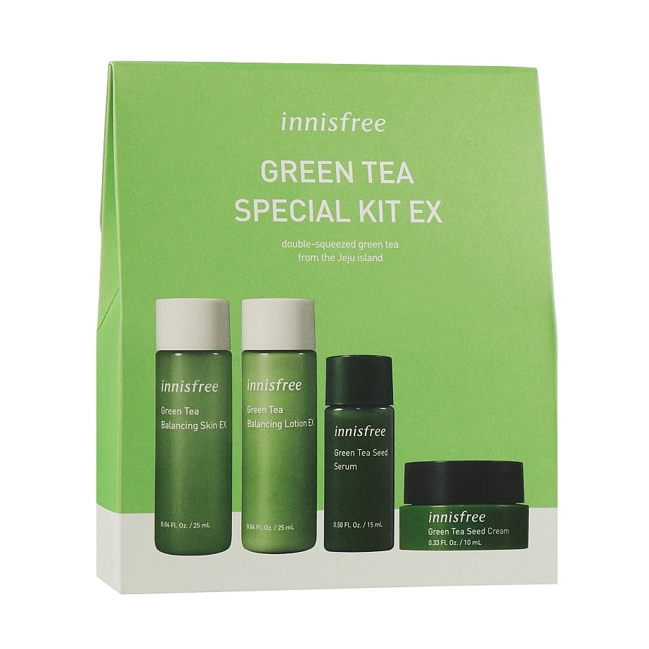 Набор миниатюр с зеленым чаем Innisfree Green Tea Special Kit EX