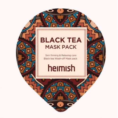 Успокаивающая маска с черным чаем мини версия Heimish Black Tea Mask Pack Blister