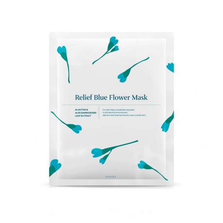 Успокаивающая маска для лица Hyggee Relief Blue Flower Mask