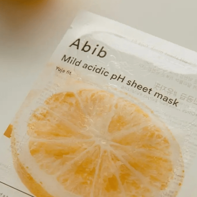 Слабокислотная тканевая маска с цитрусовыми Abib Mild Acidic pH Sheet Mask Yuja Fit