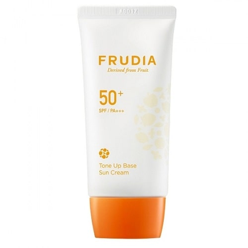 Солнцезащитный крем выравнивающий тон Frudia Tone-Up Base Sun Cream 50+PA+++