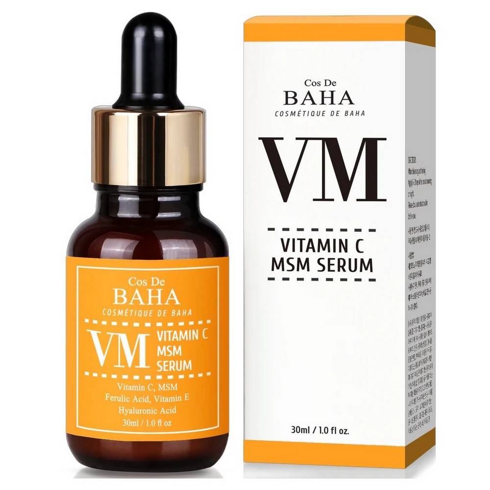 Сыворотка с витамином С и феруловой кислотой Cos De Baha Vitamin C MSM Serum