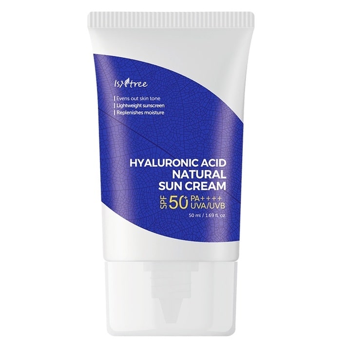 Солнцезащитный крем с гиалуроновой кислотой Isntree Hyaluronic Acid Natural Sun Cream SPF 50+ PA++++