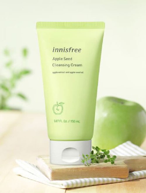 Очищуючий крем для обличчя з екстрактом яблука Innisfree Apple Seed Cleansing Cream