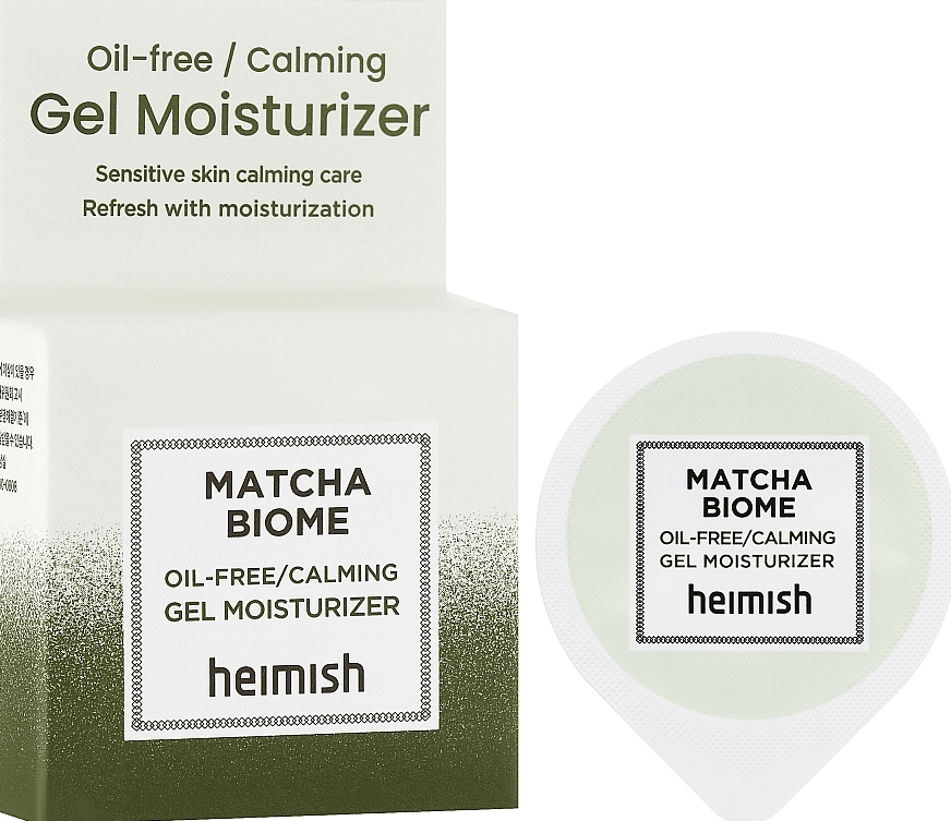 Мини версия освежающего геля с пробиотиками Heimish Matcha Biome Oil-Free Calming Gel Moisturizer 5 мл