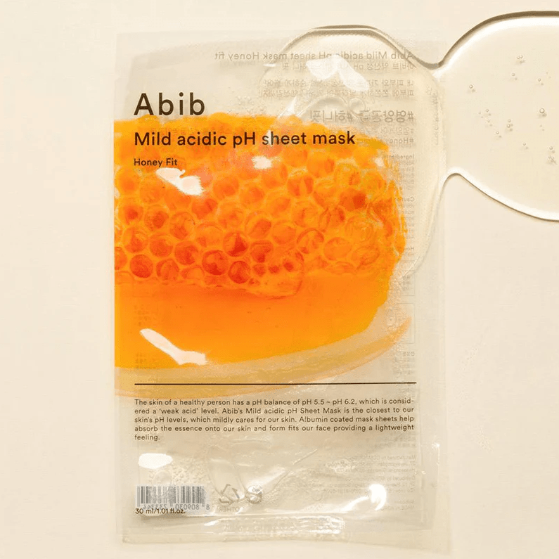 Живильна антиоксидантна листова маска Abib Mild Acidic pH Sheet Mask Honey Fit