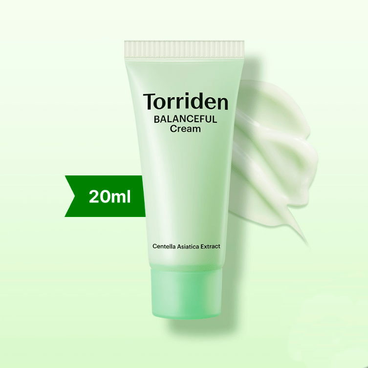 Міні версія заспокійливого крему для гіперчутливої шкіри Torriden Balanceful Cica Cream 20 мл