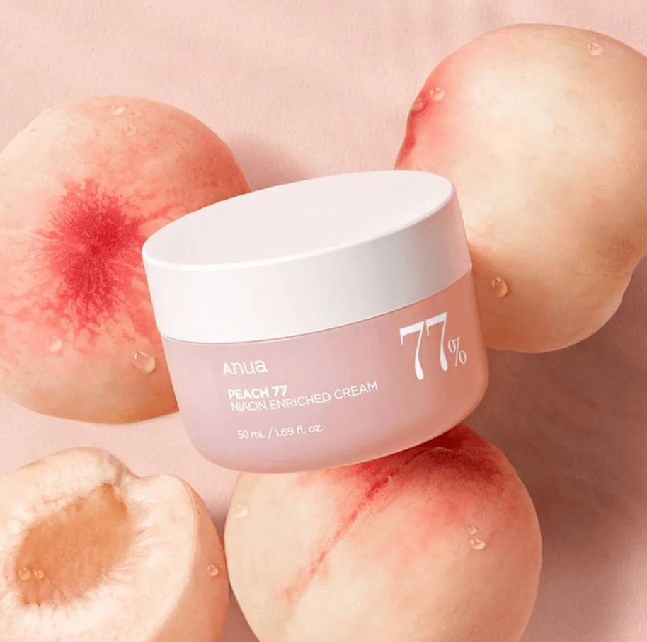 Пом’якшуючий крем з екстрактом персика та ніацинамідом Anua Peach 77 Niacin Enriched Cream