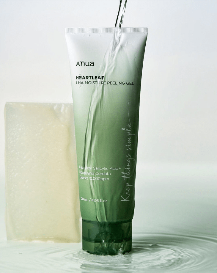 Пілінг-скатка з хауттюйнією та LHA кислотами Anua Heartleaf LHA Moisture Peeling Gel