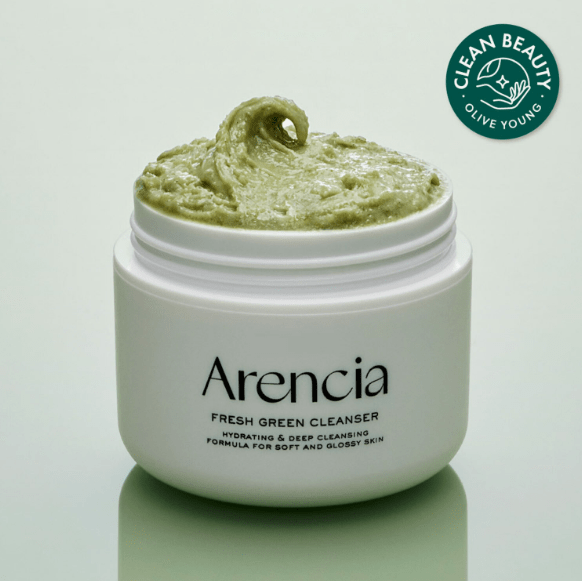 Очищуючий засіб з текстурою моті Arencia Fresh Green Cleanser 120 г