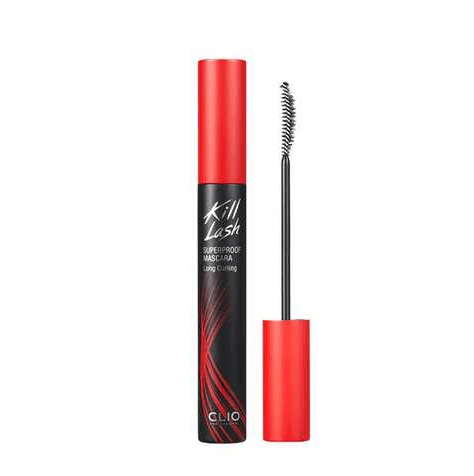 Туш для подовження і підкручування вій Clio Kill Lash Super Proof Mascara Long Curling