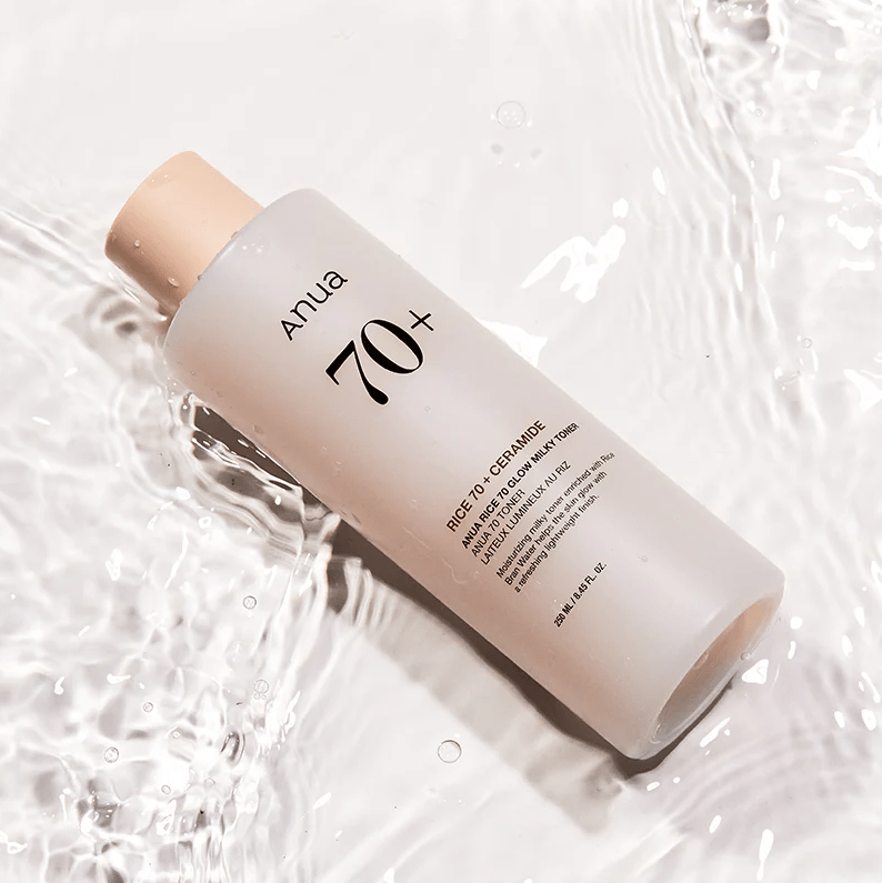 Зволожуючий тонер на рисовій воді для сяйва шкіри Anua Rice 70 Glow Milky Toner