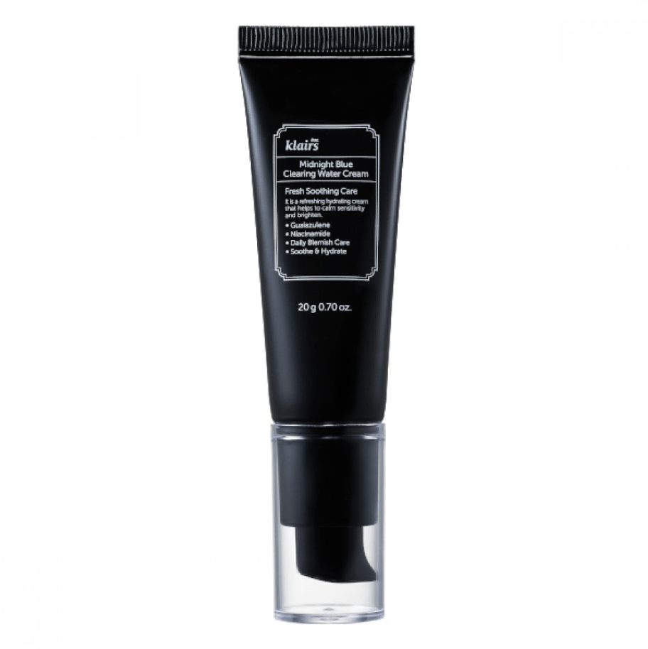 Міні версія освіжаючий заспокійливий крем Dear Klairs Midnight Blue Clearing Water Cream 20 мл