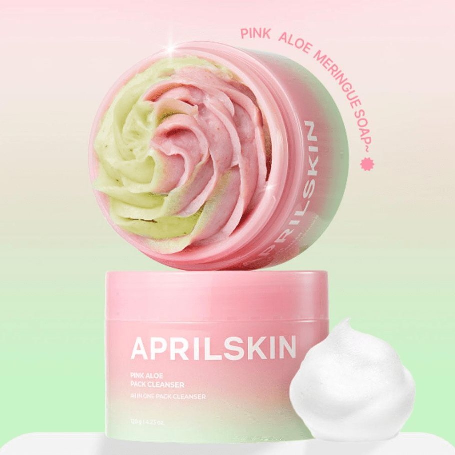 М’який очищуючий бальзам APRILSKIN Pink Aloe Pack Cleanser