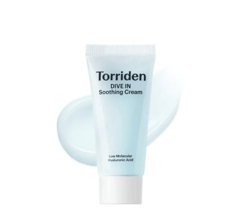 Міні версія зволожуючого крему Torriden DIVE-IN Low Molecular Hyaluronic Acid Soothing Cream 20 мл