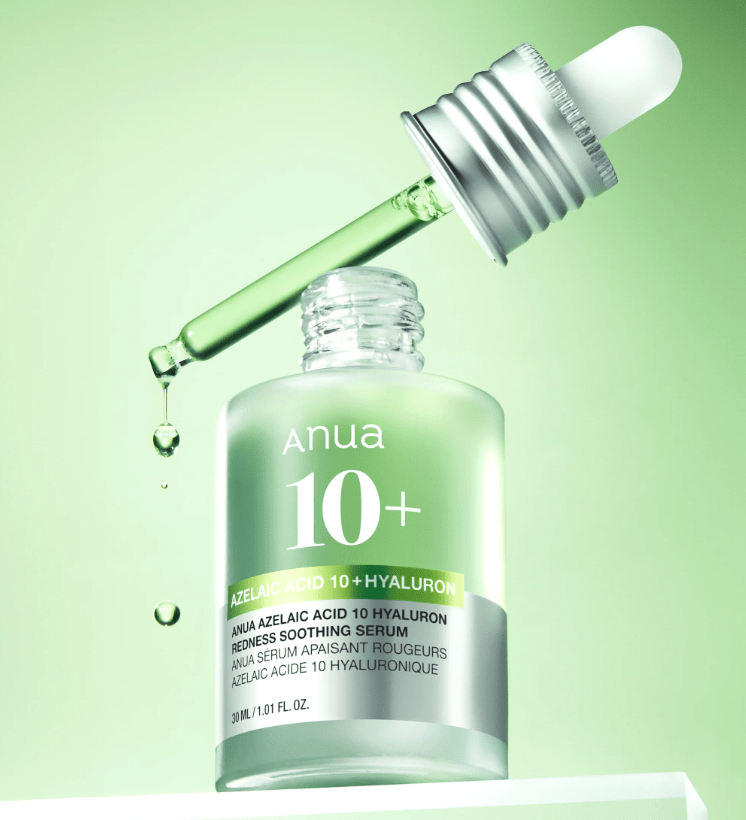 Заспокійлива сироватка від почервонінь Anua Azelaic Acid 10 Hyaluron Redness Soothing Serum 30 мл