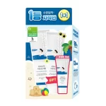 Набір сонцезахисних кремів Round Lab Birch Juice Moisturizing Sun Cream 50 мл + 50 мл + 20 мл