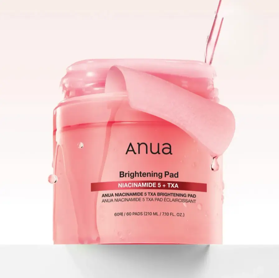 Пади для рівного тону з ніацинамідом та TXA Anua Niacinamide 5 TXA Brightening Pad 60 шт