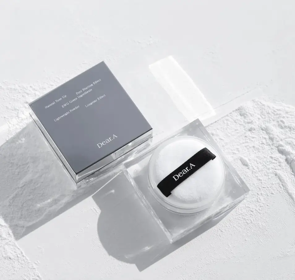 Матуюча прозора блюр пудра Dear.A Face Blur Finishing Powder