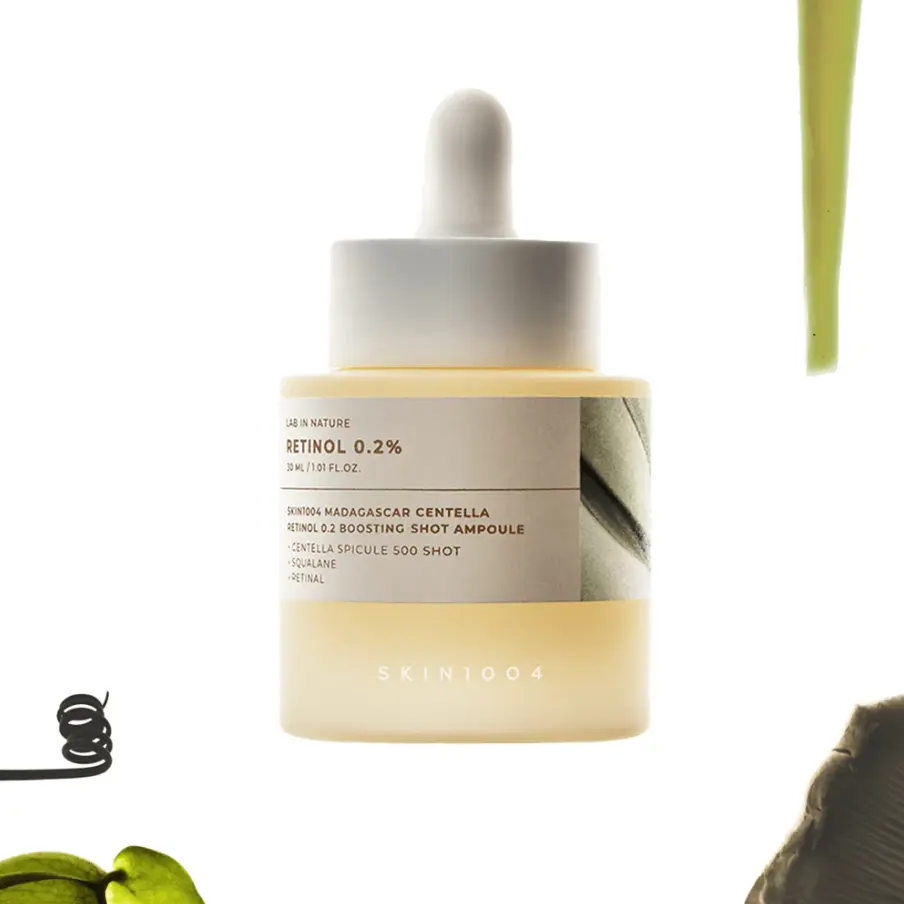 Сироватка для еластичності шкіри з ретинолом Skin1004 Madagascar Centella Retinol 0.2 Boosting Shot Ampoule 30 мл