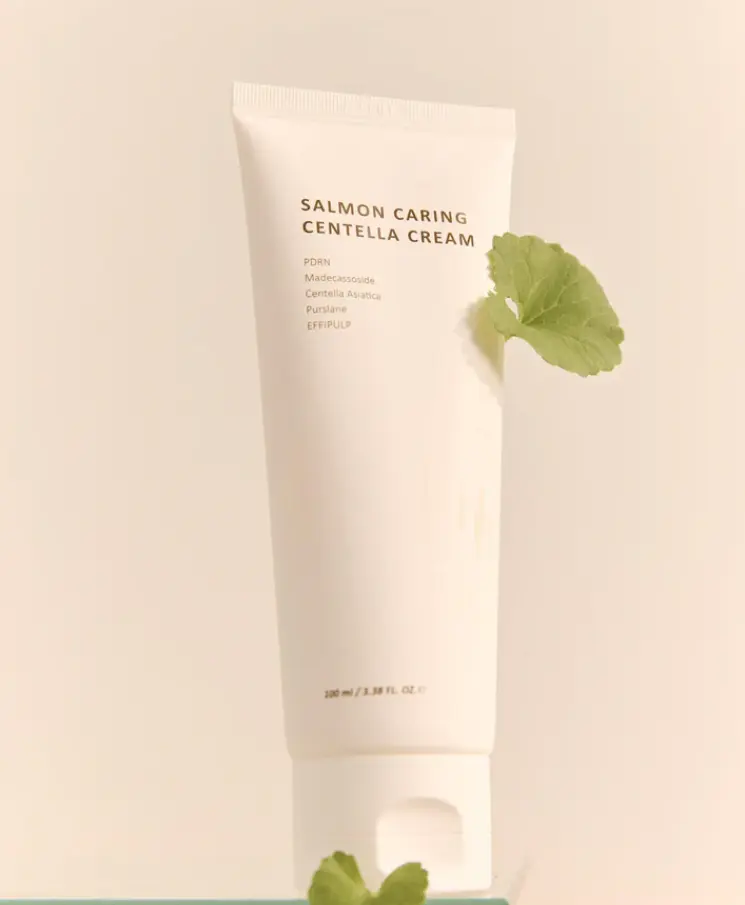 Крем для обличчя з PDRN і центелою HEVEBLUE Salmon Caring Centella Cream 100 мл