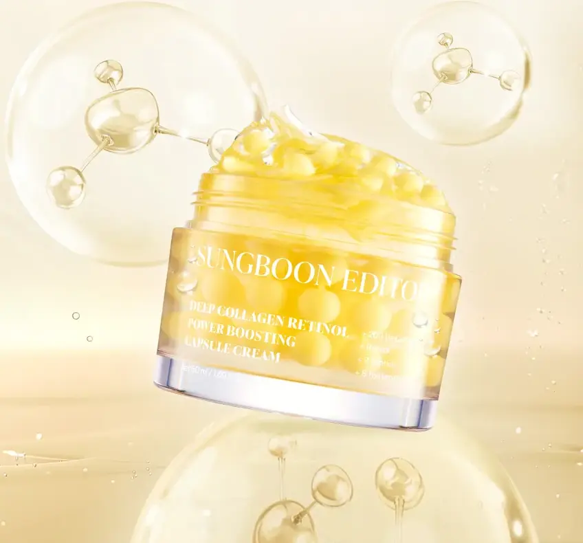 Капсульований крем з колагеном та ретинолом Sungboon Editor Deep Collagen Retinol Power Boosting Capsule Cream