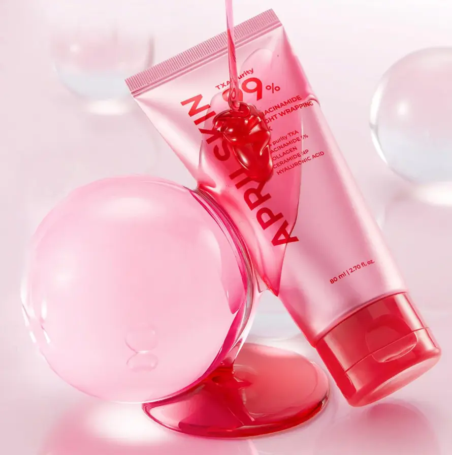 Маска-плівка для рівного тону з ніацинамідом APRILSKIN TXA Niacinamide 99 Night Wrapping Mask 80 мл