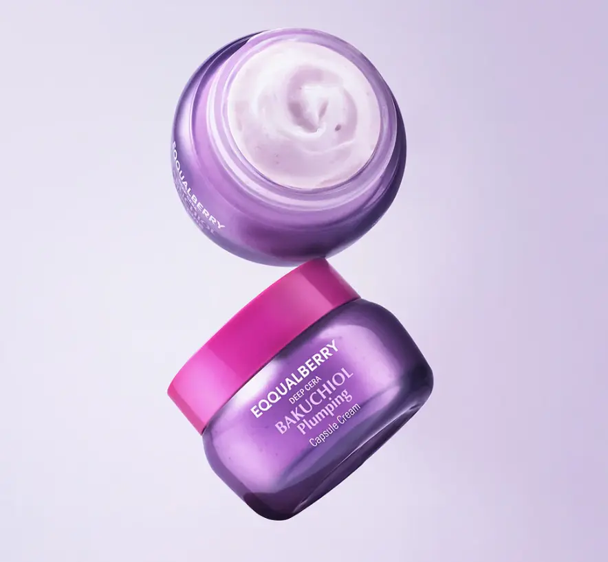 Зміцнюючий капсульний крем з бакучіолом EQQUALBERRY Bakuchiol Plumping Capsule Cream 50 мл