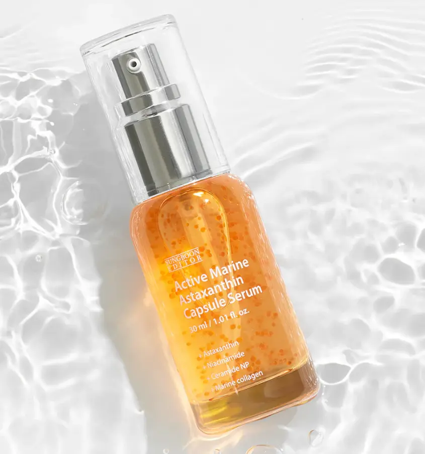 Капсульная сироватка для рівного тону Sungboon Editor Active Marine Astaxanthin Capsule Serum 30 мл