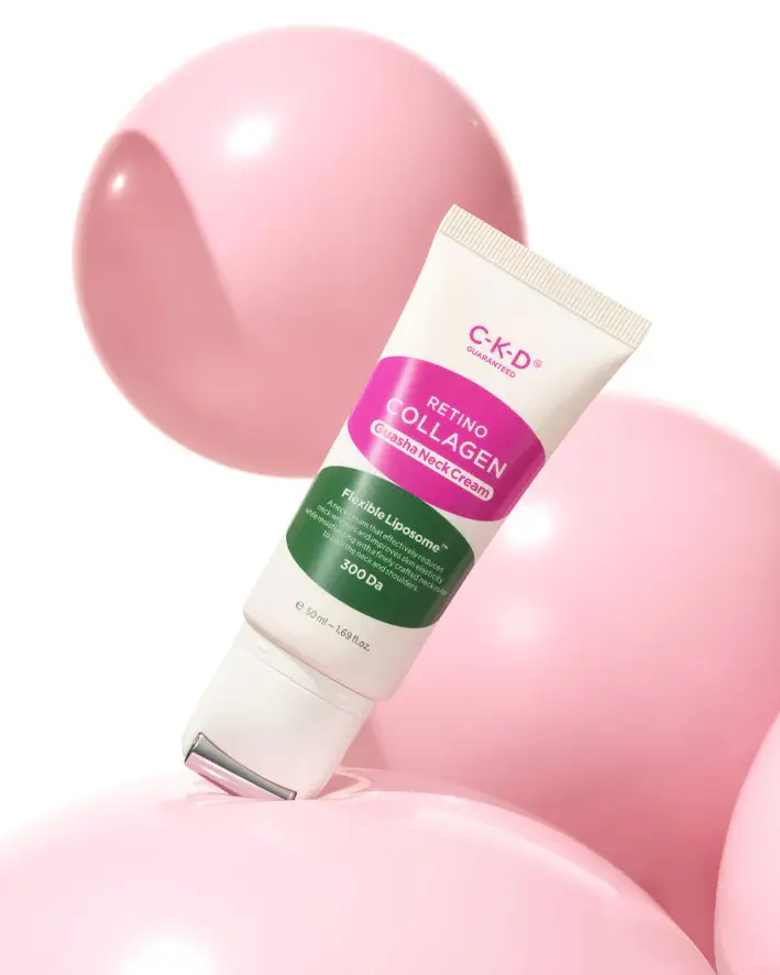 Роликовий крем для шиї з колагеном і ретинолом CKD Guaranteed Retino Collagen Small Molecule 300 Guasha Neck Cream 50 мл