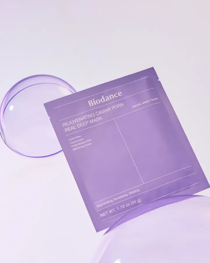 Омолоджуюча гідрогелева маска з PDRN Biodance Rejuvenating Caviar PDRN Real Deep