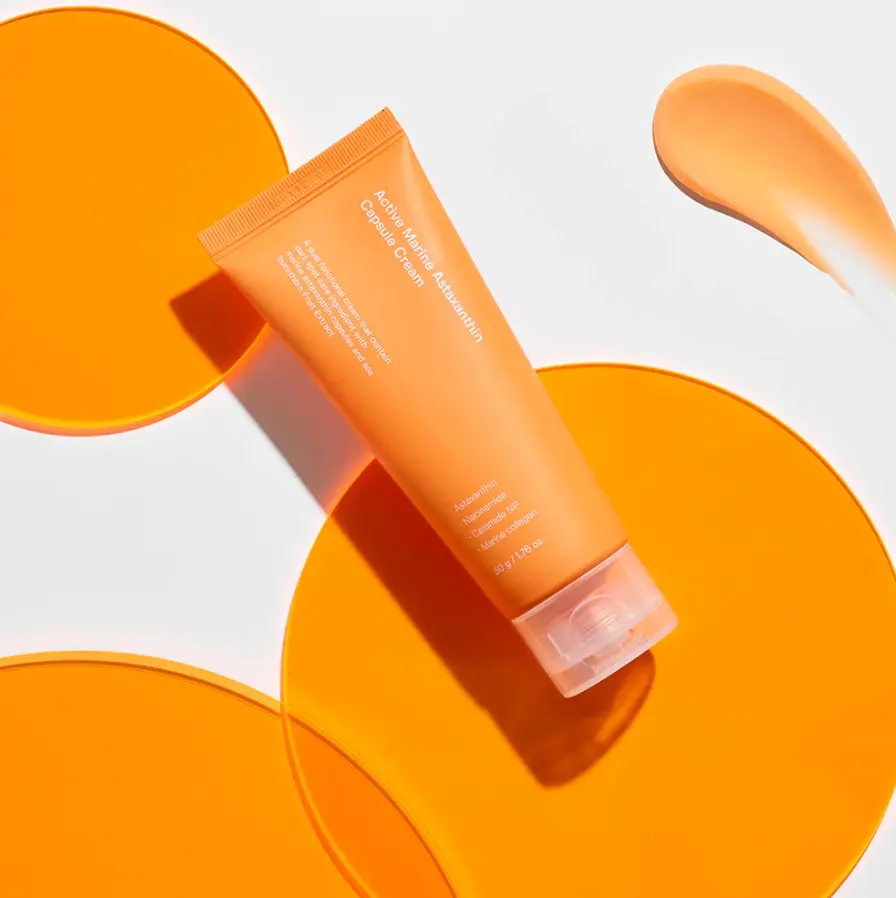 Вітамінний капсульний крем для рівного тону Sungboon Editor Active Marine Astaxanthin Capsule Cream 50 мл