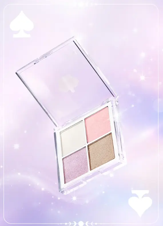 Палітра хайлайтерів 2aN Jelly Glow Highlighter Dream Fantasy Holiday Edition #01 Fairy Dream