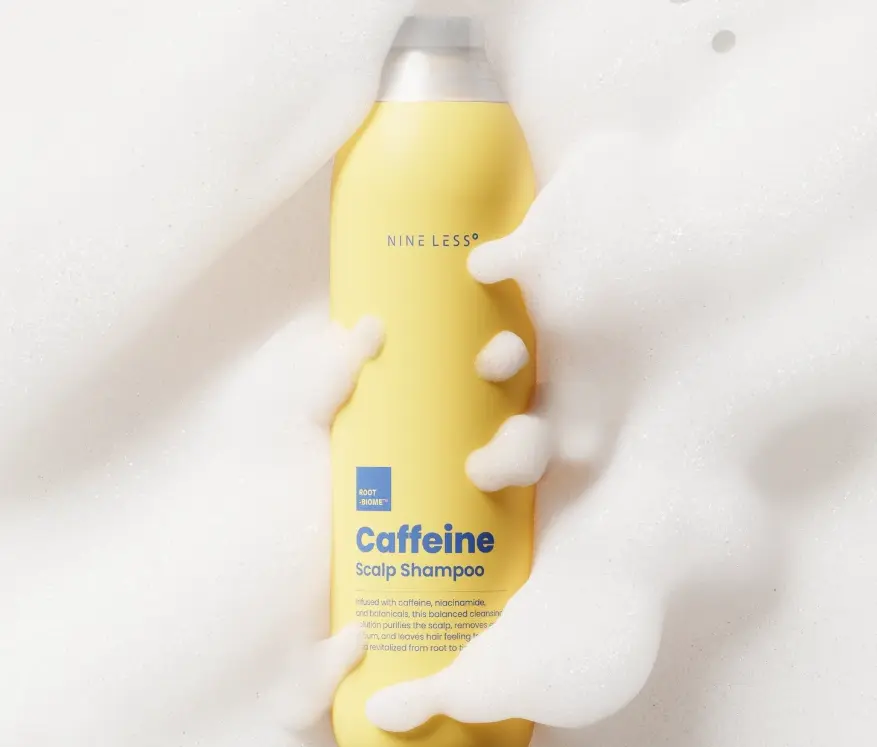 Очищуючий шампунь Nine Less Root-Biome Caffeine Scalp Shampoo 300 мл
