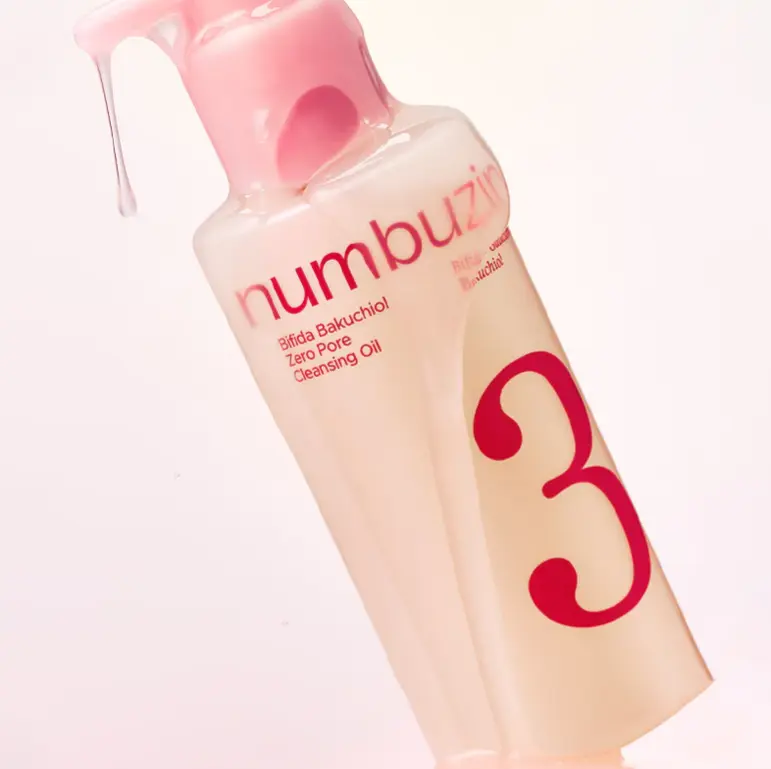 Гідрофільна олійка для звуження пор Numbuzin No.3 Bifida Bakuchiol Zero Pore Cleansing Oil 200 мл