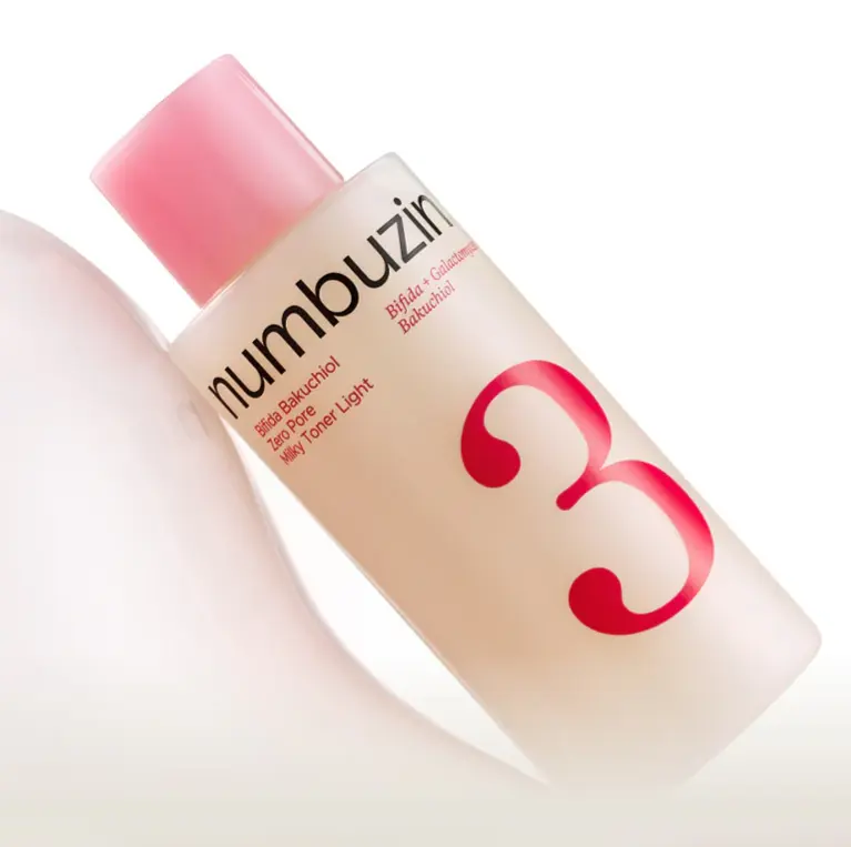 Тонер для звуження пор Numbuzin No.3 Bifida Bakuchiol Zero Pore Milky Toner Light 200 мл