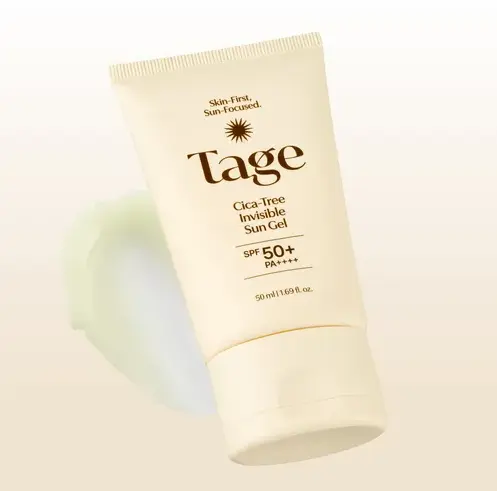 Сонцезахисний гель-праймер Tage Cica-Tree Invisible Sun Gel SPF 50+ PA++++