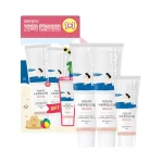 Набір тонуючий сонцезахисний крем Round Lab Birch Juice Moisturizing Tone Up Sunscreen 50 мл + 50 мл + 20 мл